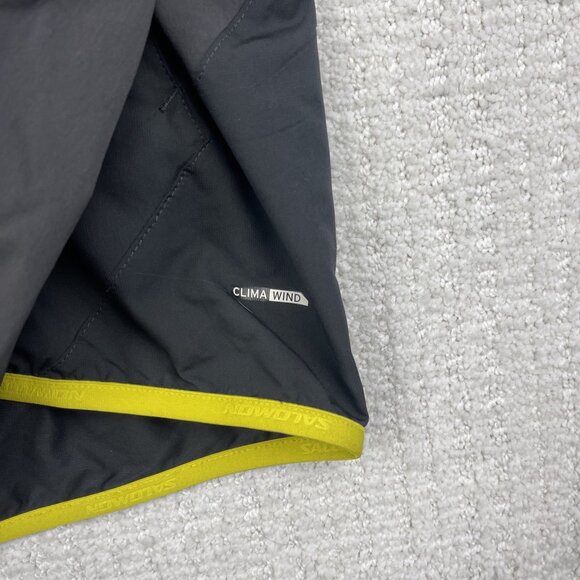 Salomon Clima Wind Ultralight Jacket Running / Training Athletic Black Men Sz L - Picture 7 of 16